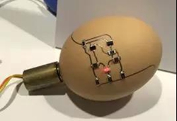 在鸡蛋表面构建电路？神奇的3D印刷电子技术